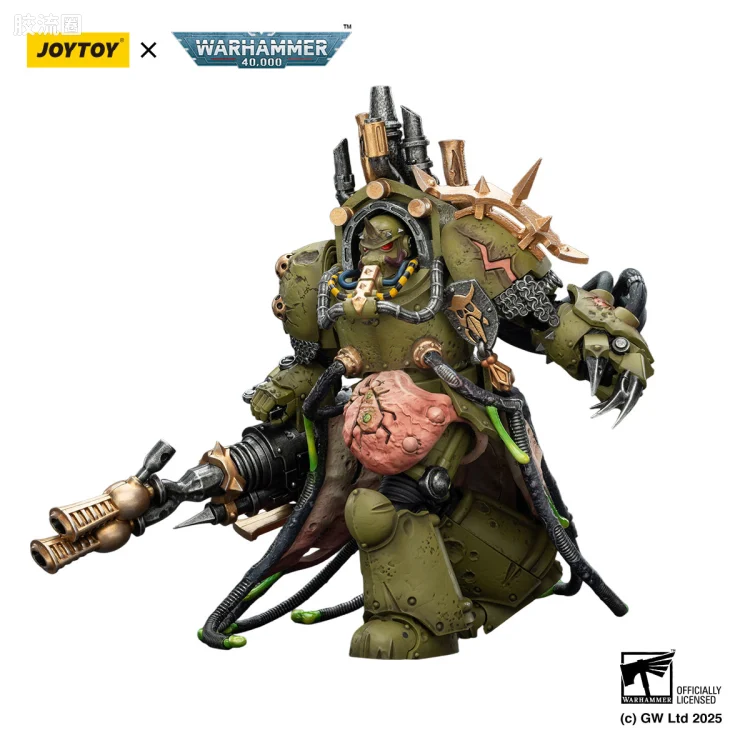 JOYTOY x 战锤40K 混沌势力 死亡守卫 病毒领主（动力拳/双瘟疫喷射炮）