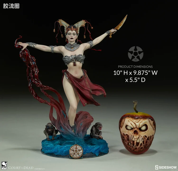 sideshow静态模型系列 PVC手办/PVC Figure 死亡法庭 女王之诅咒