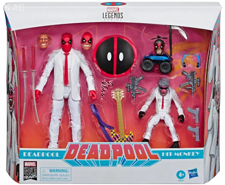 Marvel Legends/漫威传奇 可动人偶系列 Marvel/漫威 80周年传奇系列 死侍与杀手猴