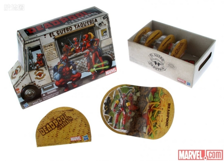 Marvel Universe可动人偶系列 圣地亚哥限定版 死侍兵团 塔克卡车套装