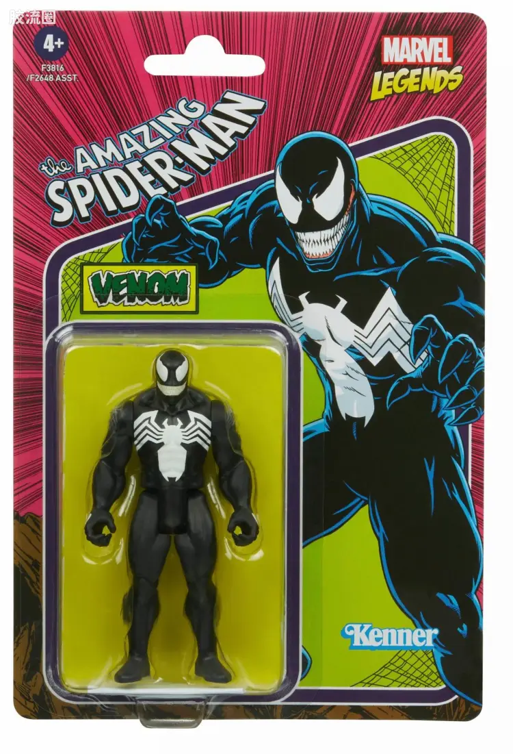 Marvel Legends/漫威传奇 可动人偶系列 3.75寸 Kenner复古挂卡系列 毒液