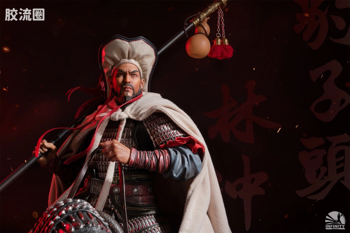 开天工作室 日系手办&雕像系列 水浒豪杰 水浒豪杰-【豹子头·林冲】1/4骑将 - 图片