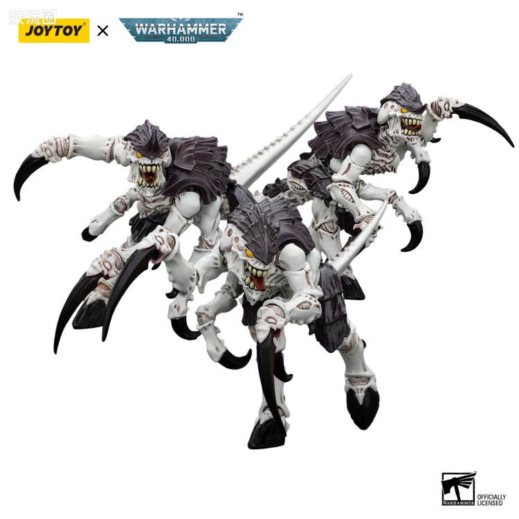JOYTOY x 战锤40K 异形势力（兽人、钛、泰伦、死灵） 泰伦虫族 利维坦刀虫小队