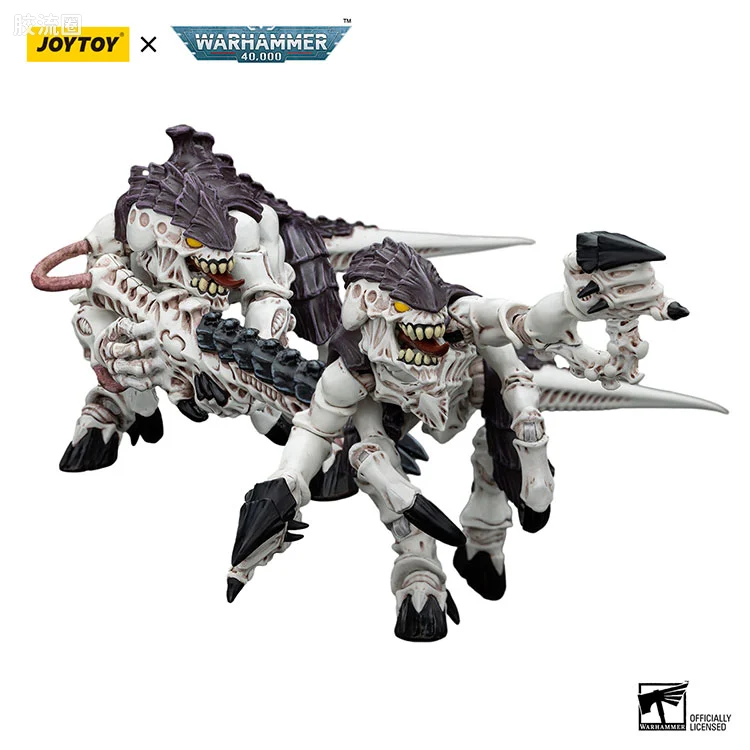 JOYTOY x 战锤40K 异形势力（兽人、钛、泰伦、死灵） 泰伦虫族 利维坦暴虫小队