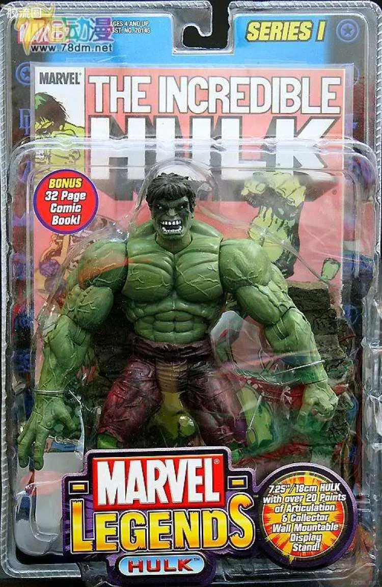Marvel Legends/漫威传奇 可动人偶系列 第1代 浩克