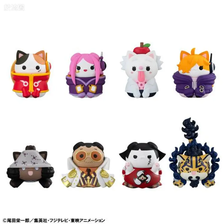 Mega House扭蛋盒蛋食玩系列 MEGA CAT PROJECT 系列 海贼王喵! 蛋头篇