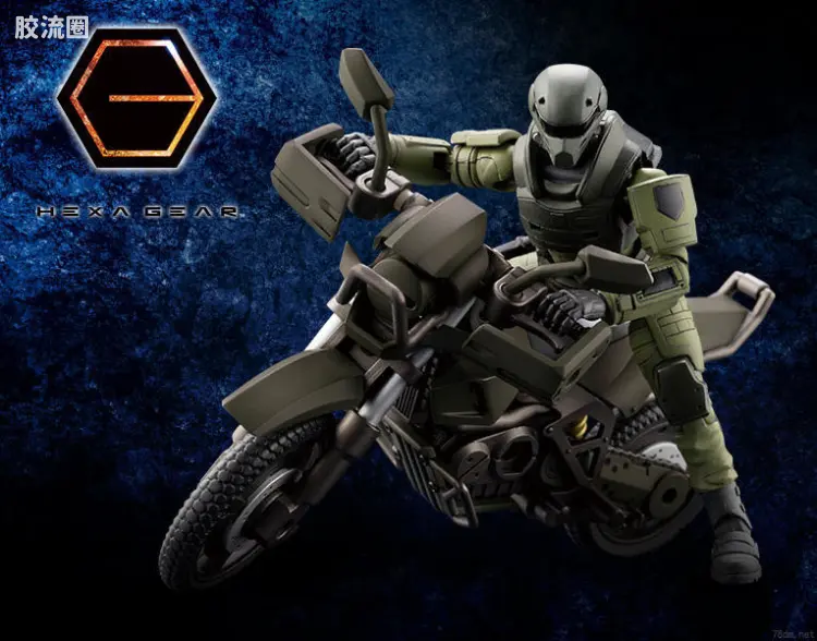 HEXA GEAR 六角机牙 第1世代六角机牙 混合型突击机车 丛林色ver.