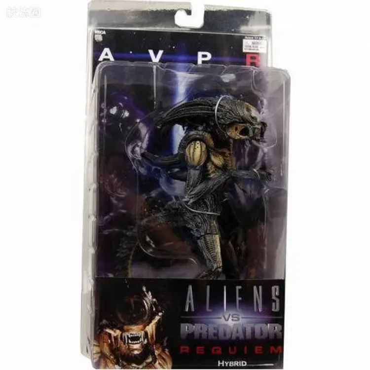 NECA 7寸可动人形系列 电影 异形大战铁血战士2 安魂曲 混血战士 第1代