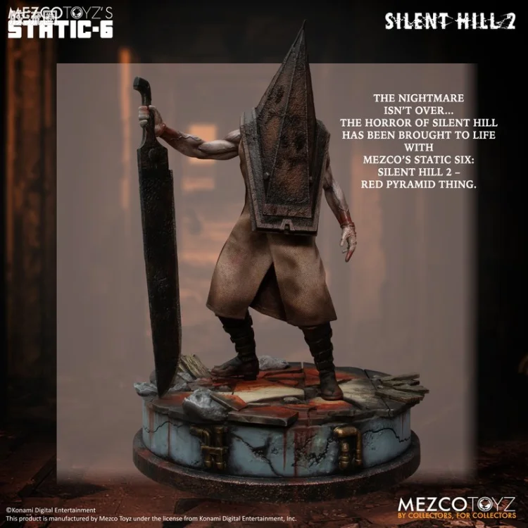 Mezco 综合系列 Static Six/静态-6 雕像系列 游戏 寂静岭2 三角头