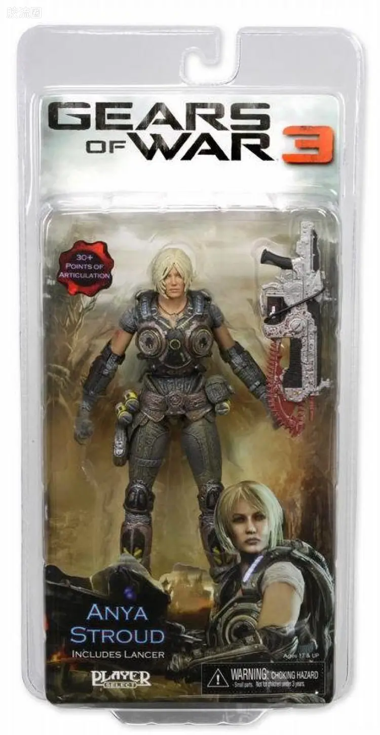 NECA 7寸可动人形系列 游戏系列 游戏 战争机器3 安雅 第1代