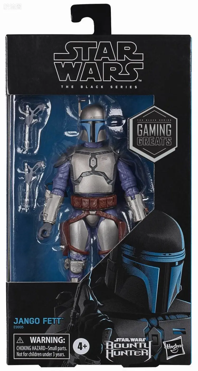星球大战 THE BLACK SERIES GameStop独家发售版 游戏 星战:赏金猎人 詹高·费特