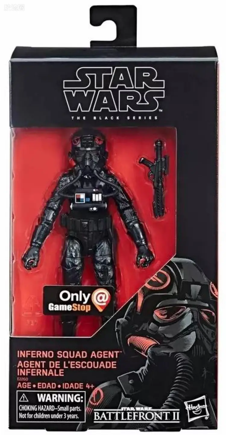 星球大战 THE BLACK SERIES GameStop独家发售版 游戏 星球大战 前线2 地狱中队驾驶员