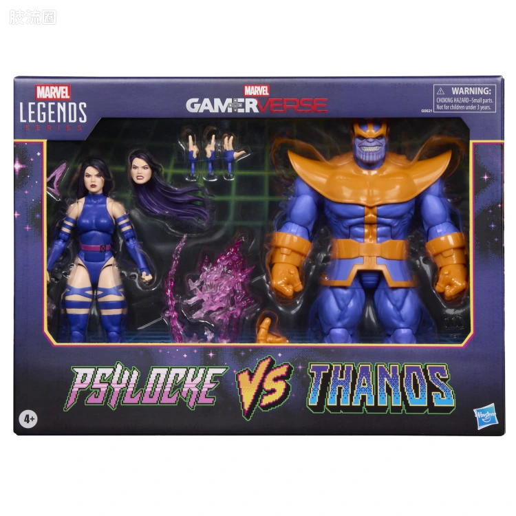 Marvel Legends/漫威传奇 可动人偶系列 GAMERVERSE 游戏 漫威VS卡普空2 灵蝶VS灭霸 双人套