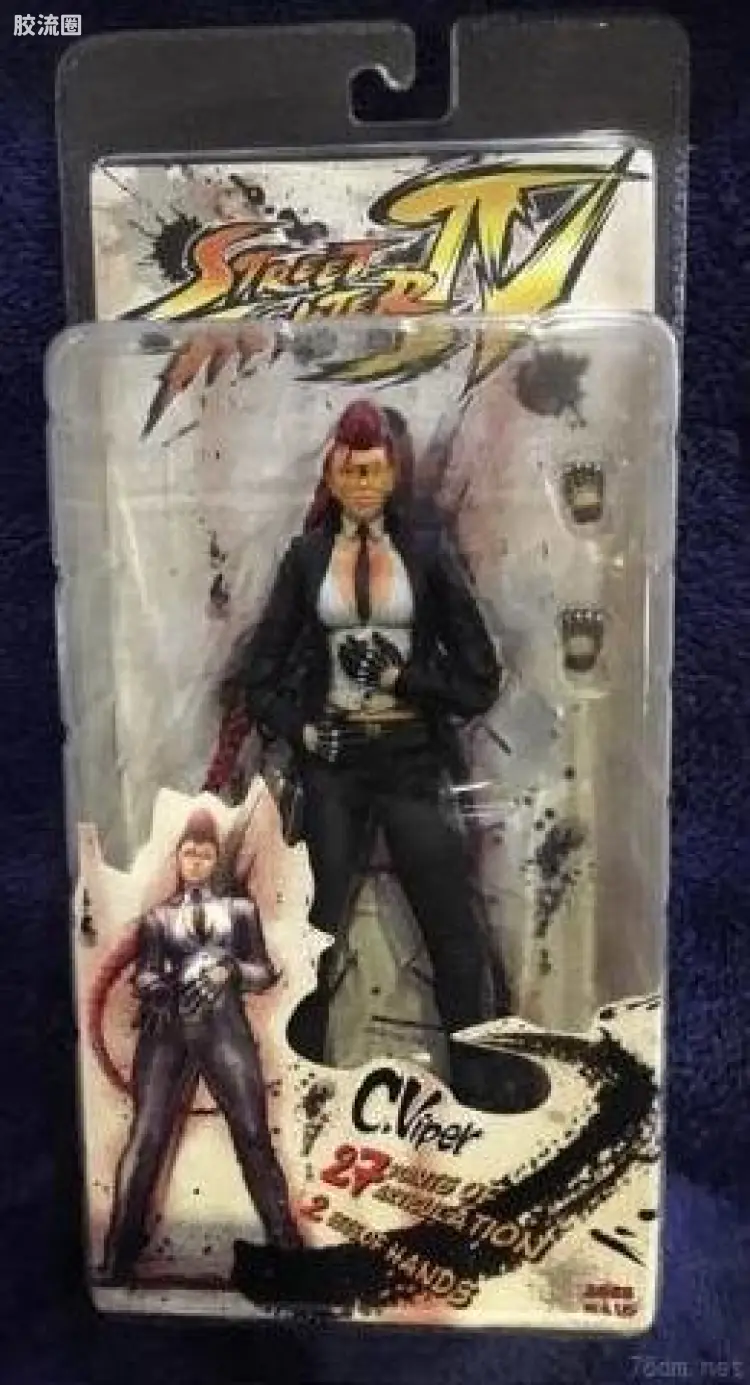 NECA 7寸可动人形系列 游戏系列 游戏 街头霸王4 克里姆森 薇帕 第1代