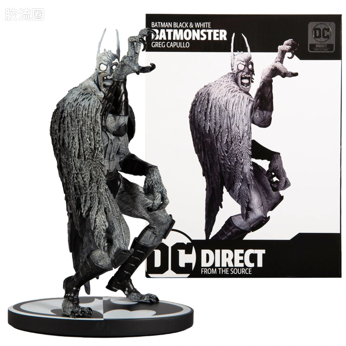 麦克法兰 DC多元宇宙/DC Direct雕像系列 蝙蝠侠:黑白雕像系列 漫画 New52:蝙蝠侠 蝙蝠怪