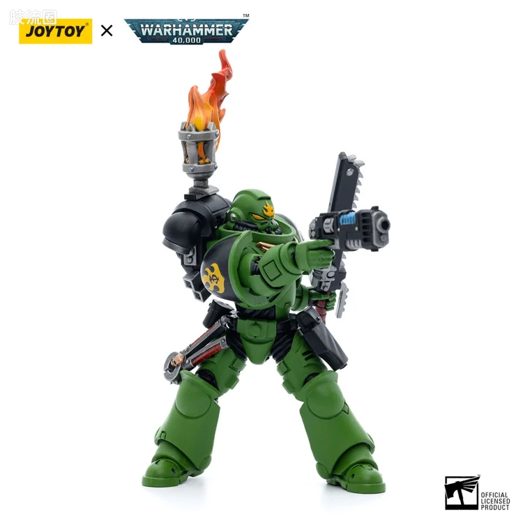 JOYTOY x 战锤40K null 火蜥蜴 仲裁者 军士扎克甘