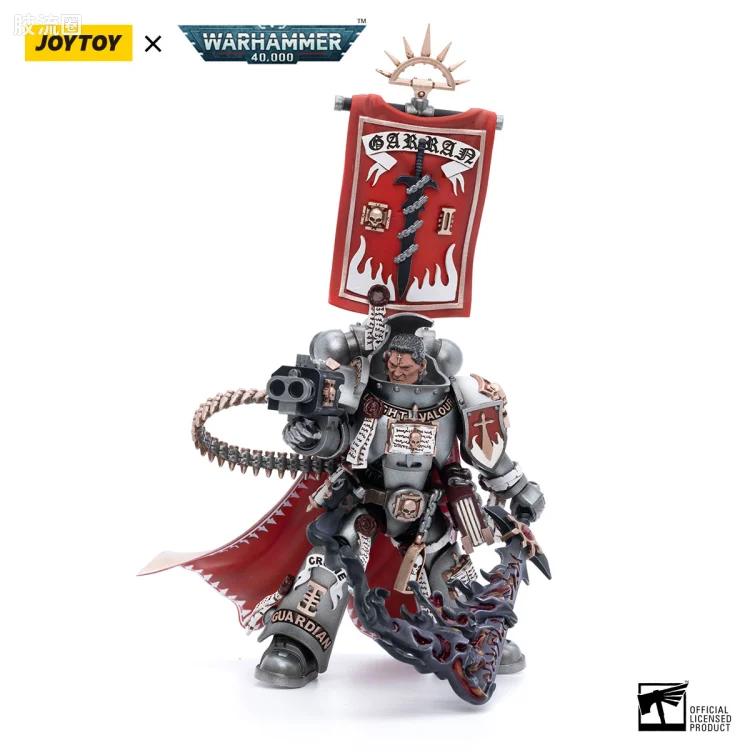 JOYTOY x 战锤40K 灰骑士 审判庭 灰骑士克罗堡主（加兰·克罗维）