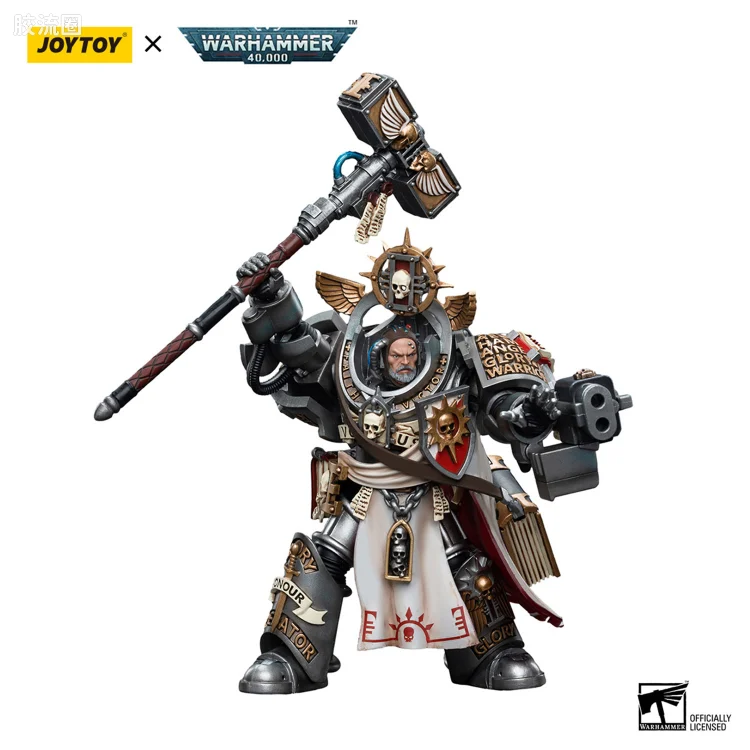 JOYTOY x 战锤40K 灰骑士 审判庭 灰骑士大导师 沃尔达斯