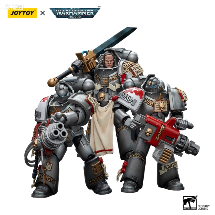 JOYTOY x 战锤40K 灰骑士 审判庭 灰骑士 突击小队