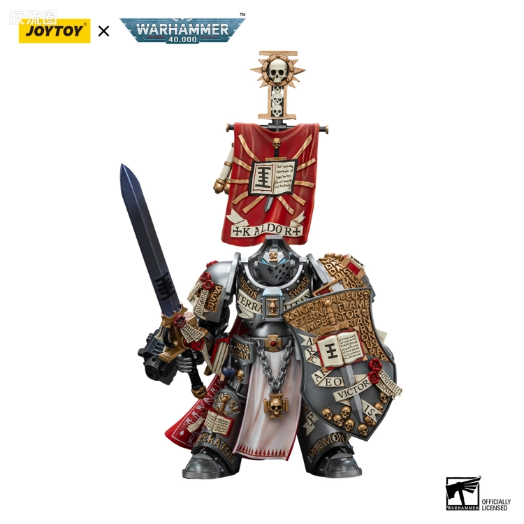 JOYTOY x 战锤40K 灰骑士 审判庭 灰骑士领主 拽哥（卡尔多.德莱格）