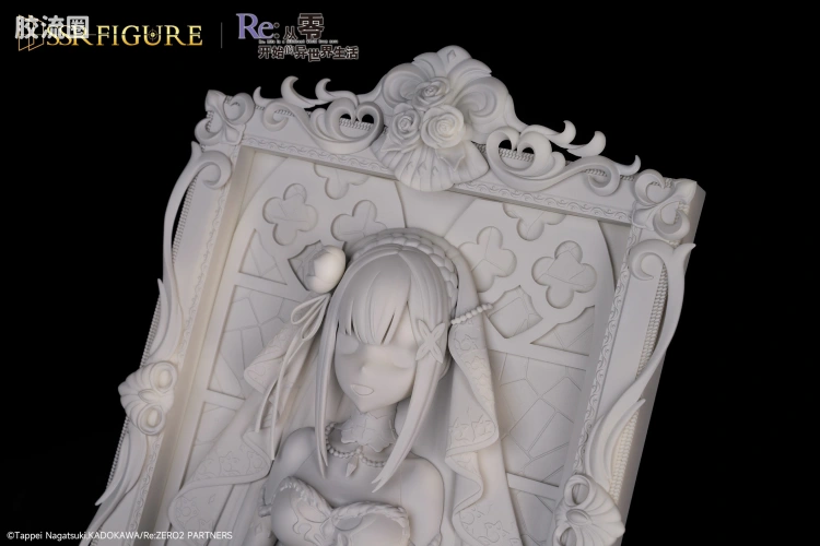 开天工作室 日系手办&雕像系列 SSR-FIGURE系列 爱蜜莉雅 婚纱Ver. 立体相框