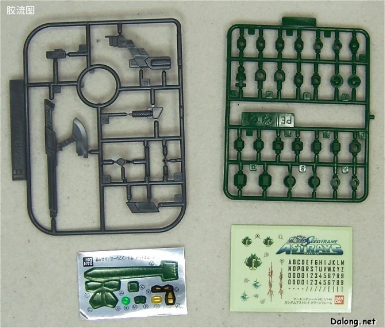 机动战士高达SEED HG SEED&SEED DESTINY 55 异端高达绿色机 - 图片