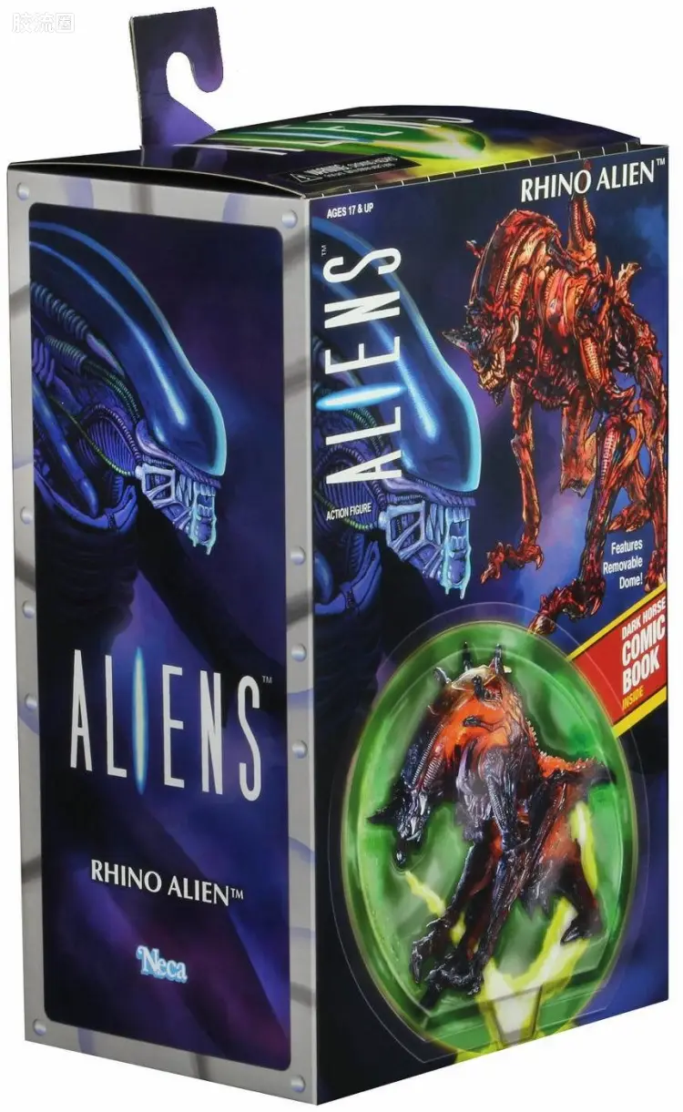 NECA 7寸可动人形系列 异形系列 犀牛异形(Kenner致敬版)