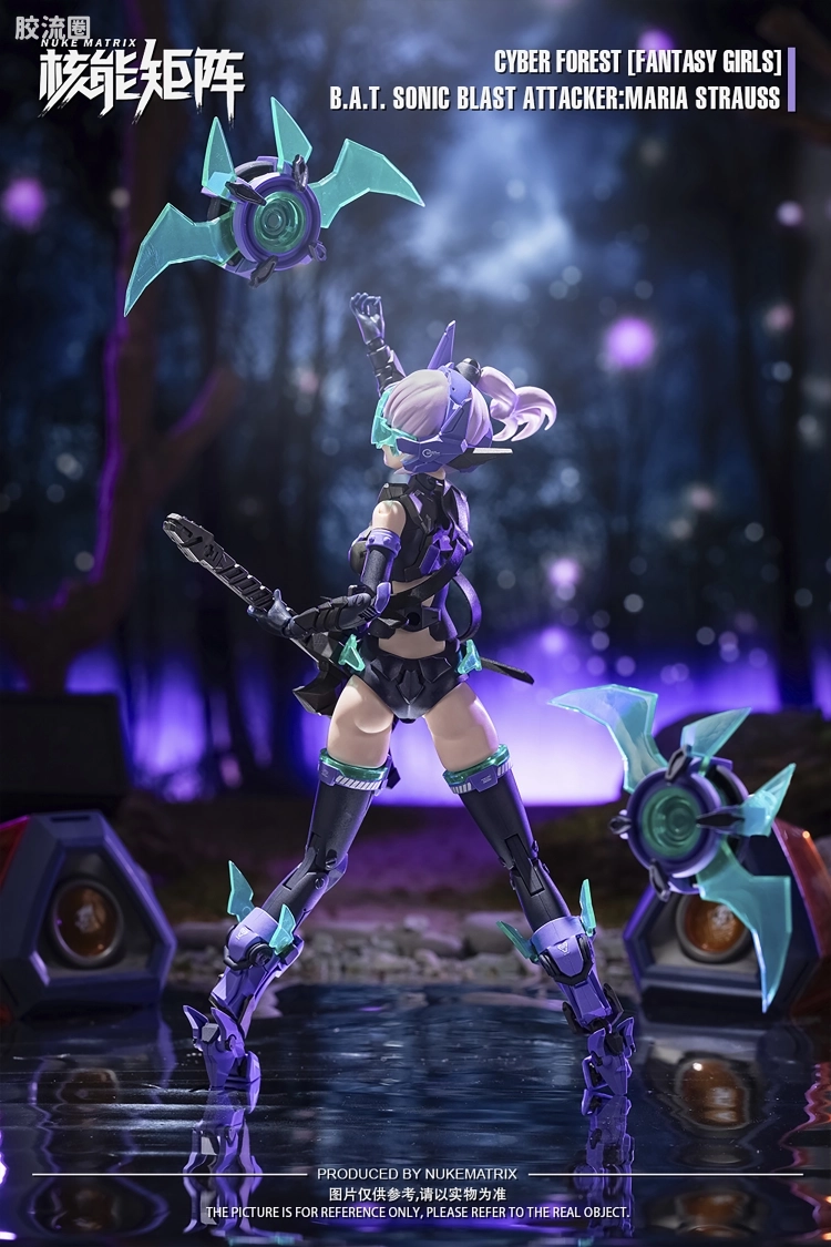 核能矩阵 机娘拼装模型 赛博森林[幻想少女] 狂炫音爆 - 图片