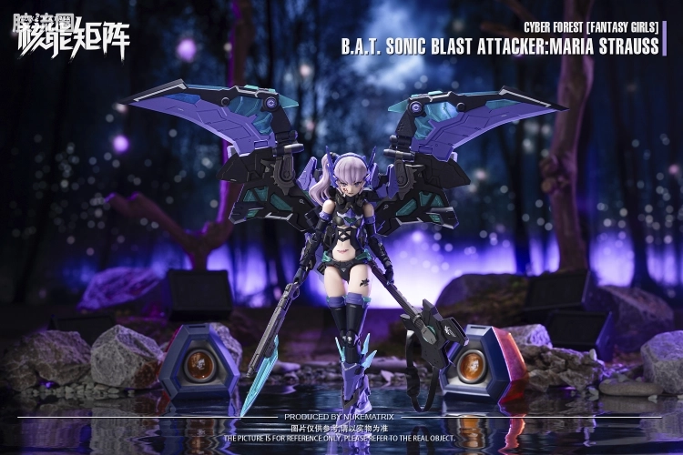 核能矩阵 机娘拼装模型 赛博森林[幻想少女] 狂炫音爆 - 图片