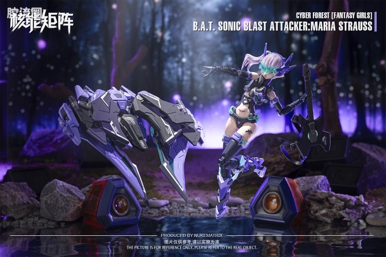核能矩阵 机娘拼装模型 赛博森林[幻想少女] 狂炫音爆 - 图片