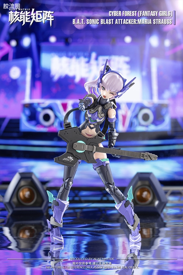 核能矩阵 机娘拼装模型 赛博森林[幻想少女] 狂炫音爆 - 图片