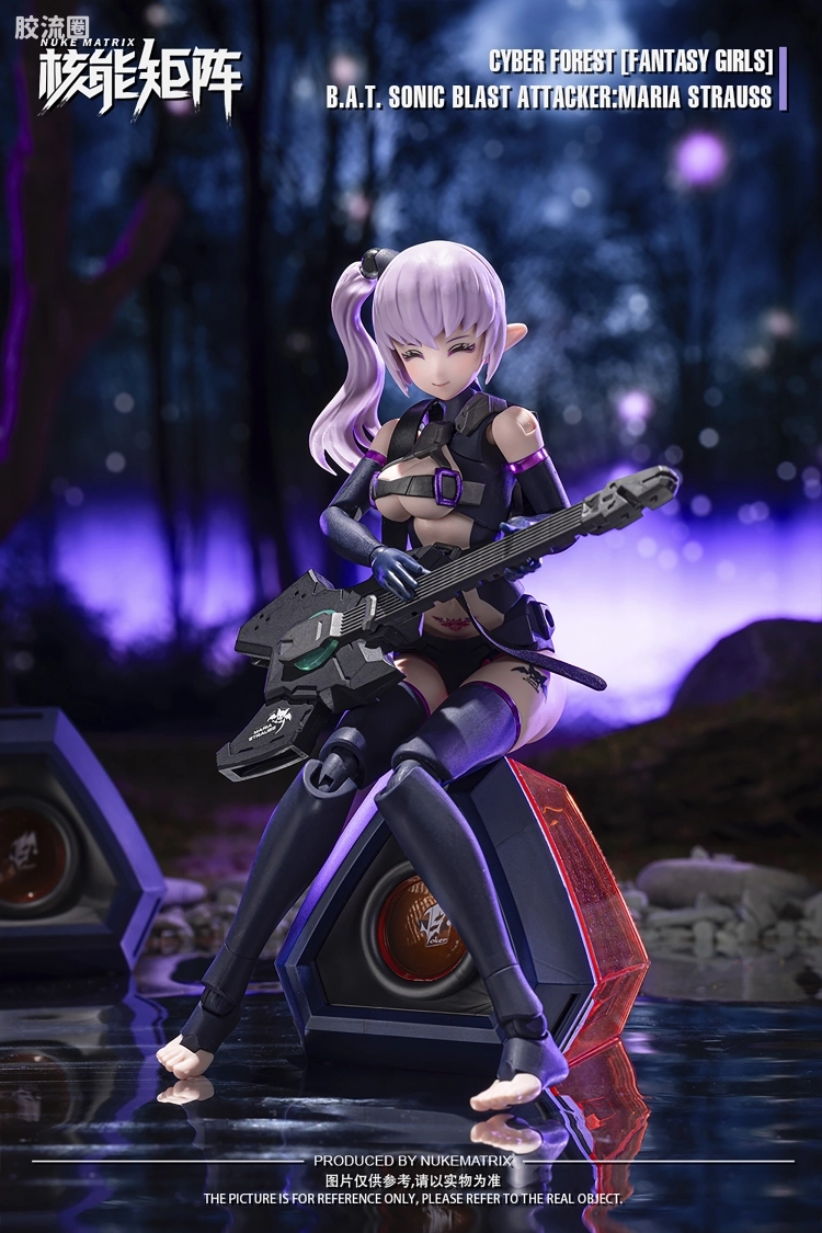 核能矩阵 机娘拼装模型 赛博森林[幻想少女] 狂炫音爆 - 图片