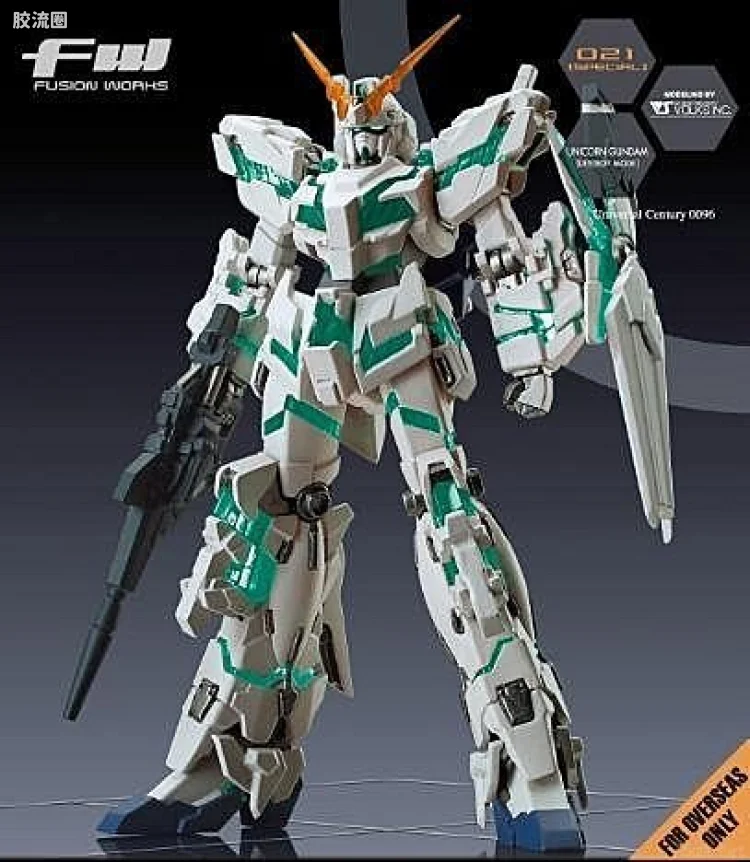 新FW系列食玩 GUNDAM STANDart 特别版 独角兽高达 精神感应启动Ver.