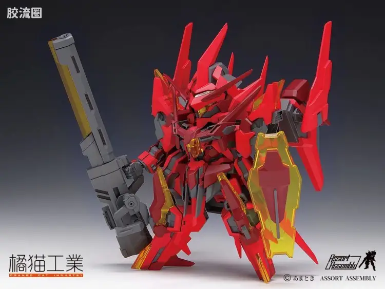 橘猫工业拼装模型系列 SUPER ROBOT HEROES 猎风闪创 ExCreR-GustClaw