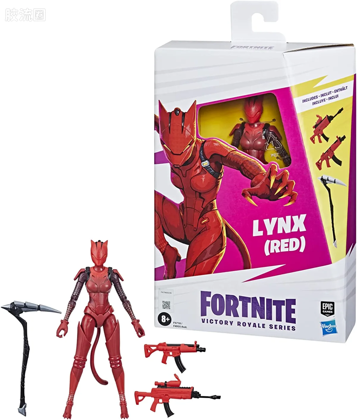 孩之宝 堡垒之夜系列 Victory Royale Series/胜利皇家系列 猞猁 红色版