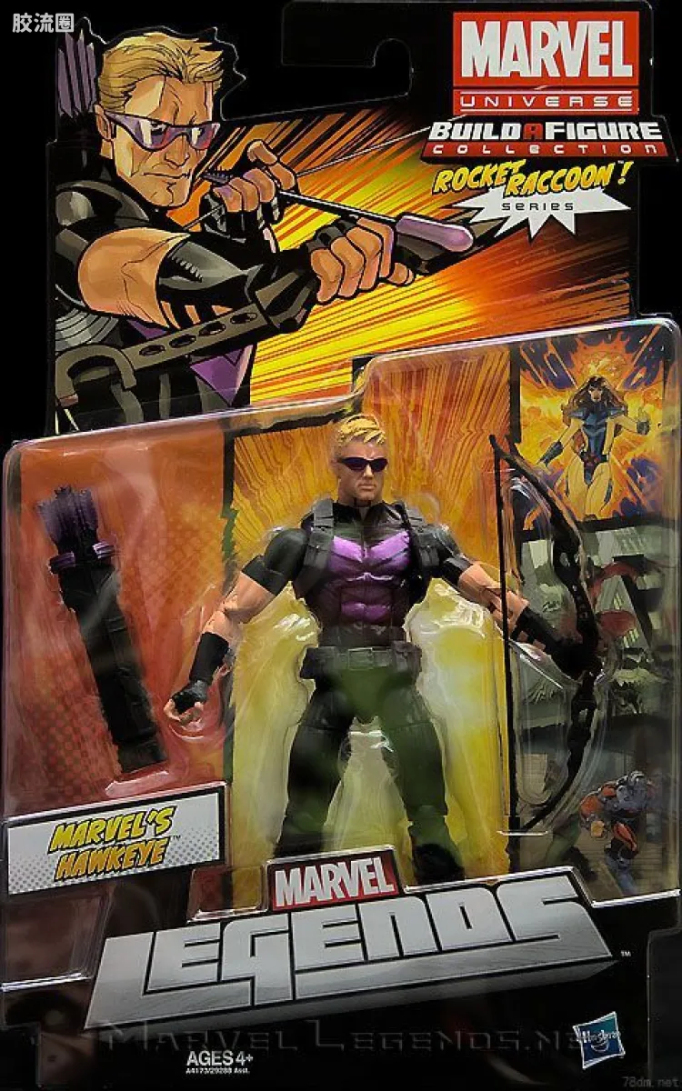 Marvel Legends/漫威传奇 可动人偶系列 孩之宝 2013年 第3代 现代版鹰眼 (特别版)
