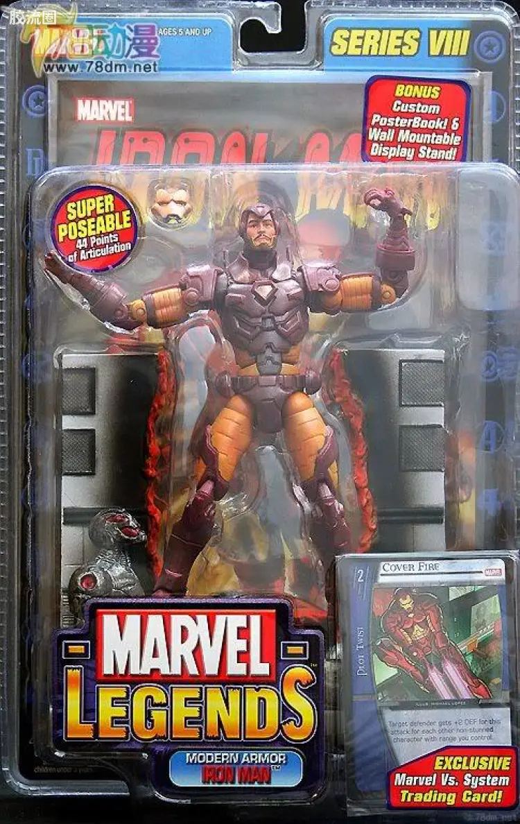 Marvel Legends/漫威传奇 可动人偶系列 第8代 现代钢铁侠