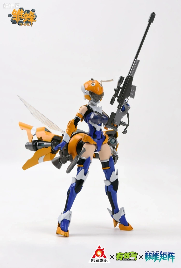 核能矩阵 机娘拼装模型 雏蜂B.E.E. SS01 琉璃 - 图片