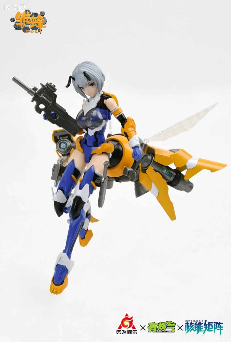 核能矩阵 机娘拼装模型 雏蜂B.E.E. SS01 琉璃 - 图片