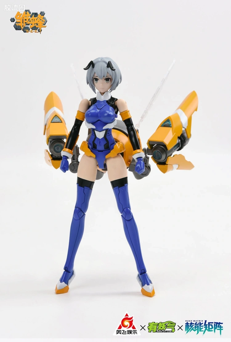 核能矩阵 机娘拼装模型 雏蜂B.E.E. SS01 琉璃 - 图片
