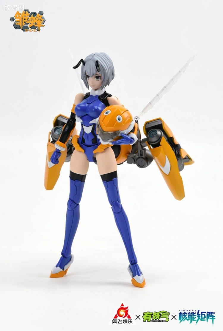 核能矩阵 机娘拼装模型 雏蜂B.E.E. SS01 琉璃 - 图片