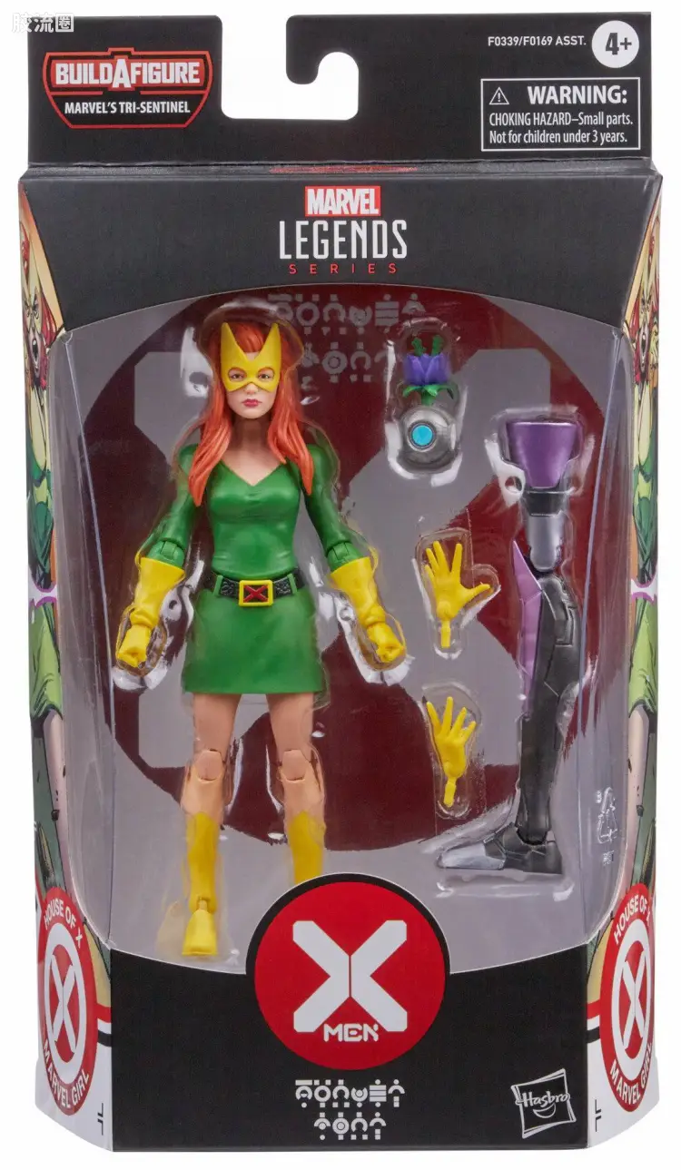 Marvel Legends/漫威传奇 可动人偶系列 三面哨兵系列 琴-葛雷(经典版)