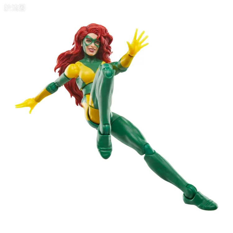Marvel Legends/漫威传奇 可动人偶系列 非凡X-战警 复古挂卡系列 琴·格蕾（X因子）