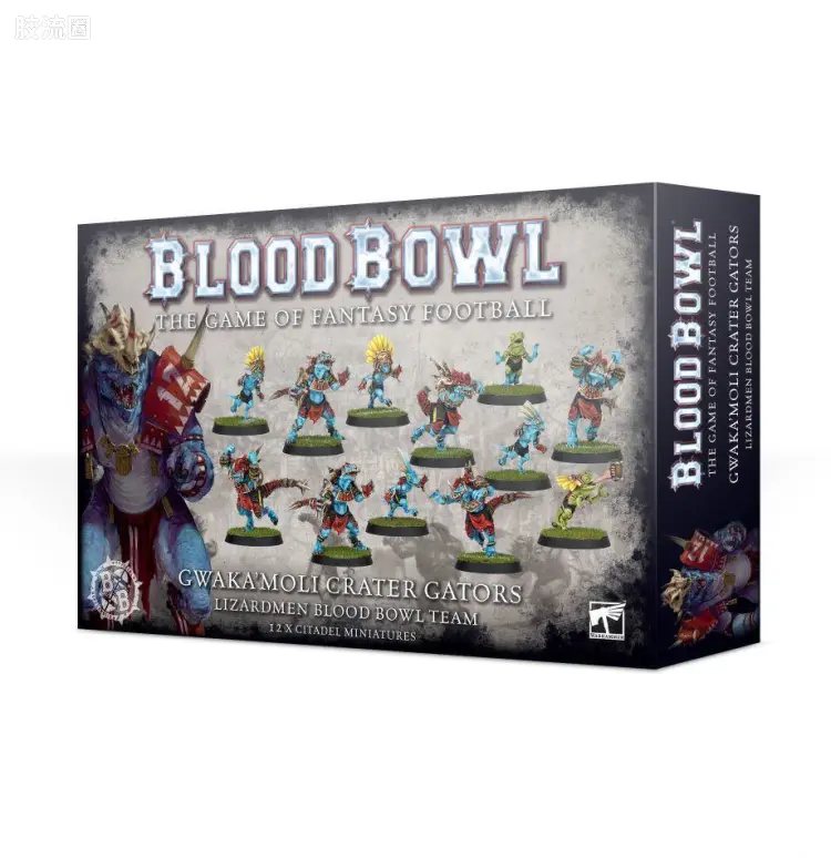 血碗橄榄球 Blood Bowl 普通版 瓜卡莫里火山鳄鱼队
