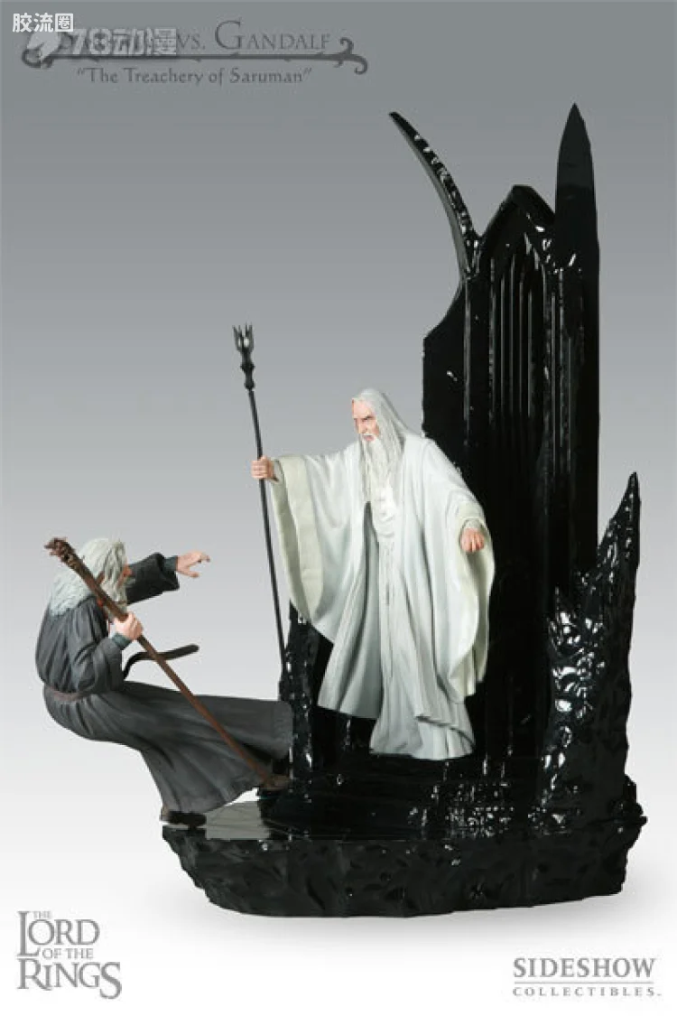 sideshow静态模型系列 Polystone Diorama 甘道夫VS萨鲁曼