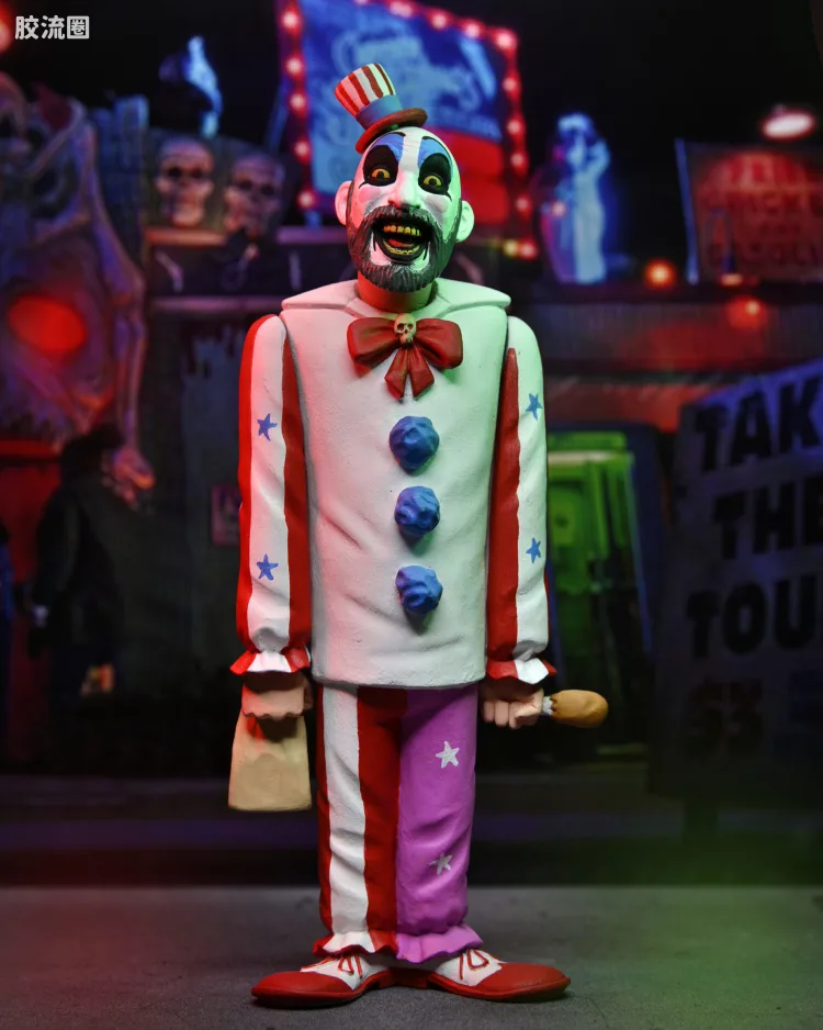 NECA 7寸可动人形系列 Toony Terrors/微小的恐怖系列 电影 千尸屋 斯鲍尔丁队长