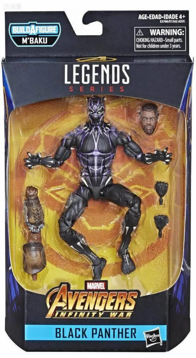 Marvel Legends/漫威传奇 可动人偶系列 黑豹 姆巴库(人猿) 电影 复仇者联盟3 黑豹