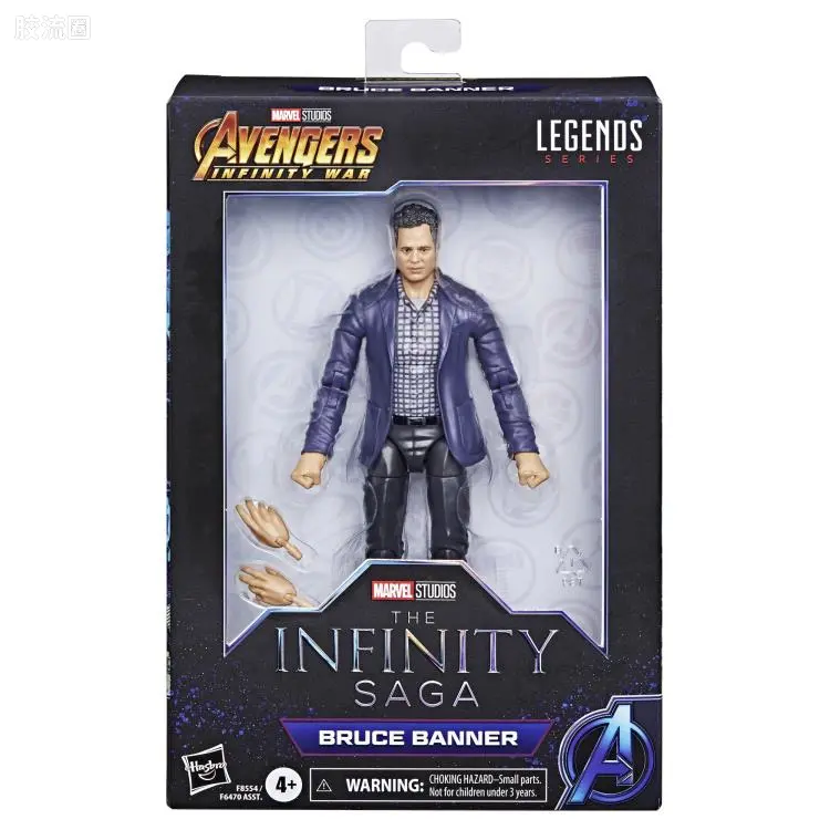 Marvel Legends/漫威传奇 可动人偶系列 漫威:无限传奇系列 电影 复联1 布鲁斯班纳(绿巨人)