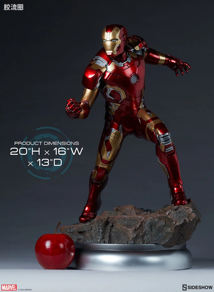 sideshow静态模型系列 Maquette 电影 复联2 钢铁侠MK43