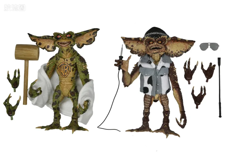NECA 7寸可动人形系列 双人装系列 电影 小魔怪2 文身魔怪